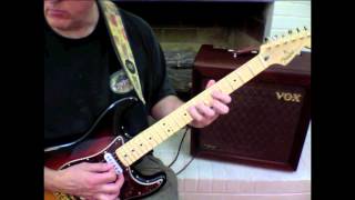 Stevie Ray Vaughan  Riviera Paradise style intro  guitar tablature included [upl. by Nwahsar]