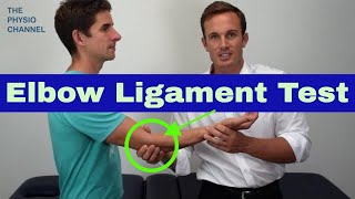 Elbow Lateral Collateral Ligament Test  Elbow Ligament Test  Elbow LCL Test [upl. by Iadam]