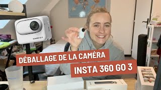 Je déballe la caméra Insta360 GO 3 achetée pour mon Tour du monde cest une pépite  📹🤩 [upl. by Seibold]