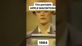 💯First Apple Portable Computer looks like in 1984 [upl. by Nomar]