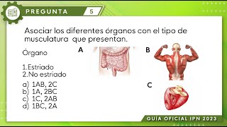 Guía IPN 2023  Biología Pregunta No 5  Ciencias Médico Biológicas [upl. by Kahl189]