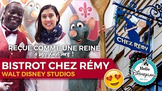 MANGER A DISNEYLAND PARIS  LE BISTROT CHEZ REMY LE RESTAURANT RATATOUILLE [upl. by Josepha169]