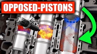 Opposed Piston Diesel Engines Are Crazy Efficient [upl. by Ahsyla]