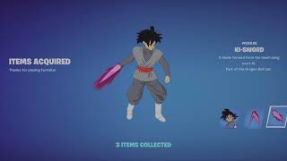 I Got Goku Black In Fortnite [upl. by Ahsikal]