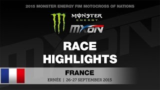 Monster Energy MXoN France News Highlights 2015 [upl. by Immas685]