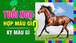 TUỔI NGỌ Hợp MÀU GÌ Kỵ Màu Nào Nhất Chọn Màu Sắc Đúng Phong Thủy Để Đón May Mắn [upl. by Light801]