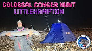 New PB CONGER EEL Fishing Littlehampton West Sussex  Sea Fishing UK [upl. by Ettenal]