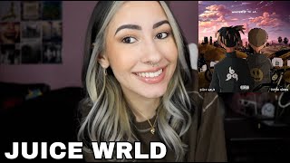 REACTING TO quotWANDERED TO LAquot JUICE WRLD FT JUSTIN BIEBER [upl. by Gretel]