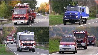 Katastrophenschutzübung im Landkreis Bad Dürkheim 400 Einsatzkräfte üben Ernstfall [upl. by Lehctim]