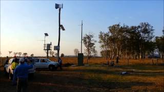 Whelen Siren Flood Warning System Brisbane Australia [upl. by Podvin]