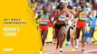 Womens 10000m Final  IAAF World Championships London 2017 [upl. by Elatan237]