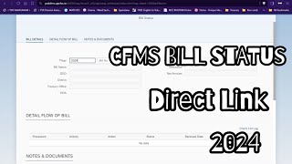 CFMS Bill Status Check  GSWS  Direct CFMS link AP Govt Employee andhrapradesh salarybillstatus [upl. by Ferrell]