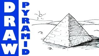 How to draw a pyramid [upl. by Lotsyrc]