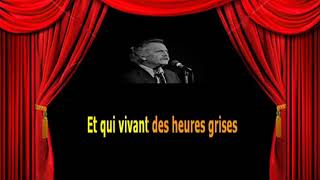 Karaoké Georges Brassens Les passantes [upl. by Rotciv]