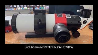 Solar Telescope Lunt 60mm nontechnical review [upl. by Adnahsor]