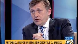 Crin Antonescu despre motivul pentru care s a sucit si l a vizitat pe Traian Basescu [upl. by Marwin585]