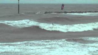 Kitesurfing Sea Palling Aug 2010  Ric and Dave [upl. by Chaim]