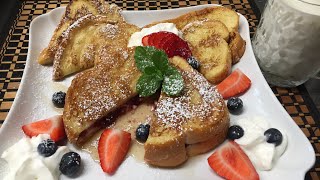 FRENCH TOAST TOSTADO A LA FRANCESA  DELICIOSA RECETA [upl. by Emlynne]