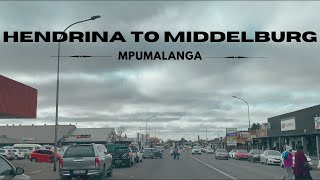 Driving from Hendrina to Middleburg  Mpumalanga South Africa [upl. by Atel154]