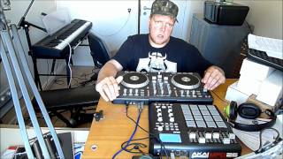 Custom Traktor Pro 2 mapping for Numark Mixtrack Pro and Akai MPD 26 [upl. by Dode335]