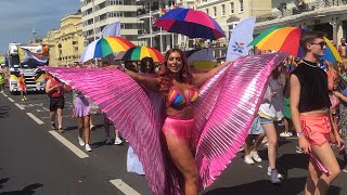 Brighton Pride Parade  060822 🌈 [upl. by Yla]