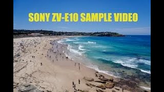 Sony ZVE10 sample video  Bondi Coastal walk [upl. by Charteris]