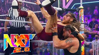 Pete Dunne vs Tony D’Angelo – Crowbar on a Pole Match WWE NXT Jan 11 2022 [upl. by Milks]