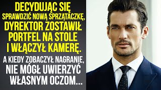 Decydując się sprawdzić nową sprzątaczkę dyrektor zostawił portfel na stole i włączył kamerę [upl. by Butte]