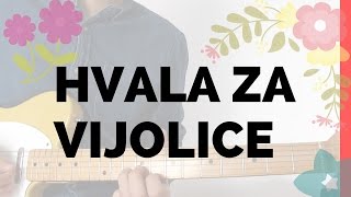 Kitarska lekcija  Bilbi  Hvala za vijolice 48 [upl. by Xuagram]