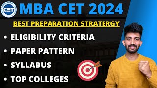 MBA CET 2024 Exam Dates and Eligibility Criteria  Detail Video for MBA CET 2024 [upl. by Aracahs]