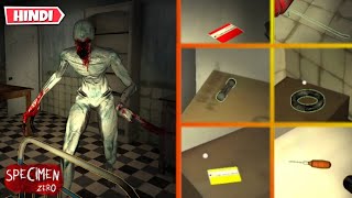 Specimen zero multiplayer horror gameplay  How to Escape in specimen zero Hindi 🇮🇳 [upl. by Ahsinnek]