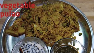 vegetable pulao recipeTahri Easy veg pulao recipepressure cooker veg pulaonorth style tahri [upl. by Rupert937]