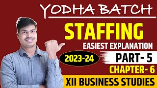 Selection process  Easiest Explanation Staffing Ch 6 part 5  Class 12 Business studies 2023 24 [upl. by Quigley]