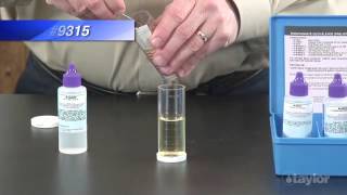 Testing for Phosphonate Using pH Paper and Fluoride Masking Agent K1583 [upl. by Ydnih]