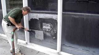 Sponge Blasting  LOW DUST Paint Removal [upl. by Walley]