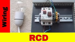 How To Wire Residual Current Device RCD [upl. by Oilla]