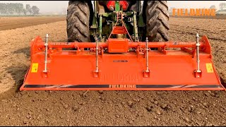 Fieldking Regular Series Rotary Tiller  Tractor Rotavator  Best Rotavator in India [upl. by Esiole]