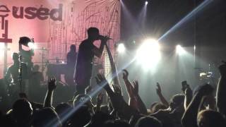 The Used 15th Anniversary quotNoise And Kissesquot Live Observatory Santa Ana 53016 [upl. by Cos90]