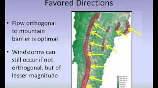 Downslope Windstorms in the Green Mountains Causes and Correlations with Easterly Wind Anomalies [upl. by Hadwyn391]