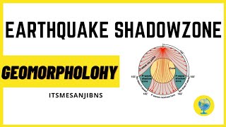 earthquake shadow zone भूकंप छाया क्षेत्रin hindi shadow zone of p and s wavesshadow zone [upl. by Clova]