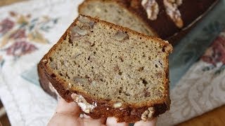 Bizcocho de plátano y nueces Banana Bread recipe  Biczcoho fácil y rápido [upl. by Franchot]