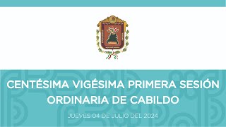 Centésima Vigésima Primera Sesión Ordinaria de Cabildo del Ayuntamiento de Metepec [upl. by Ermentrude266]