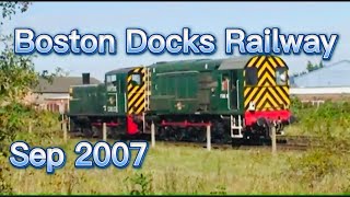 Boston Docks Railway a ride on D2112 shunter [upl. by Sofko]