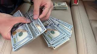 30000 Cash in My MercedesBenz S500 W221 ASMR  This is What 30000 in Cash Looks Like [upl. by Iad]