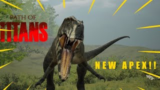 The New PT Torvosaurus  Path of Titans [upl. by Lama]