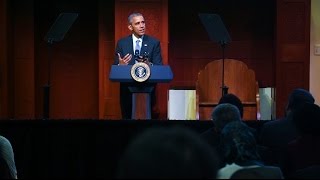 Discours de Barack Obama à la mosquée de Baltimore fév 2016 [upl. by Vedette743]