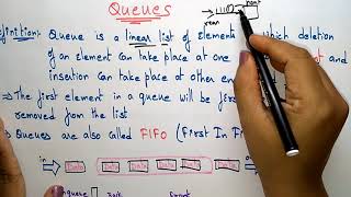 Queues  FIFO amp Applications  Data Structures  Lec12  Bhanu Priya [upl. by Iilek]