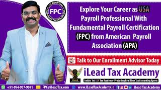 All About Fundamental Payroll Certification FPC  Career in USA Payroll  Mr Nanda Kumar K V … [upl. by Suoirrad]