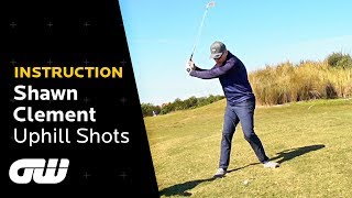 The CORRECT Way to Play an Uphill Golf Shot  Shawn Clement Tips  Instruction  Golfing World [upl. by Lightfoot]