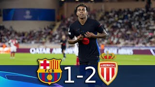 BARCELONA vs MONACO 12  Análisis del partido  CHAMPIONS LEAGUE 2024 [upl. by Coleville948]